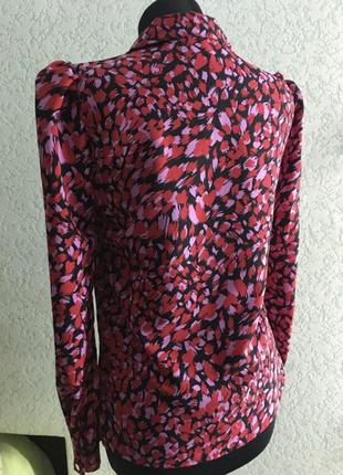 Morgan блуза разноцветная с принтом дизайн парижской моды4 фото