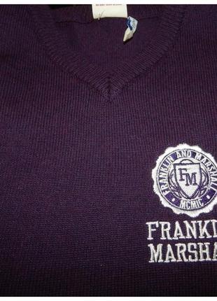 Сезонный sale! свитер пуловер franklin marshall (италия) 5