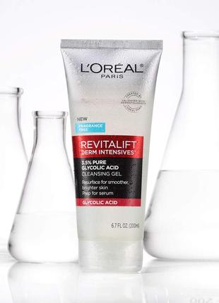Засіб для очищення обличчя з гліколівою кислотою l’oreal revitalift
