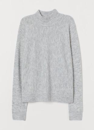 М'який светр, світло-сірий меланж h&m2 фото