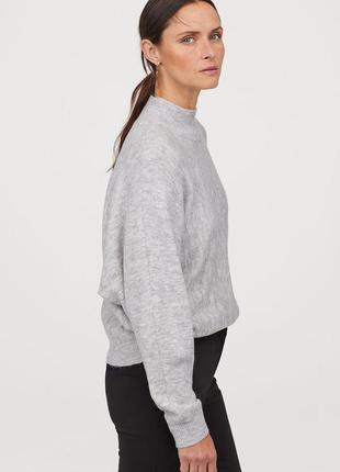 М'який светр, світло-сірий меланж h&m3 фото