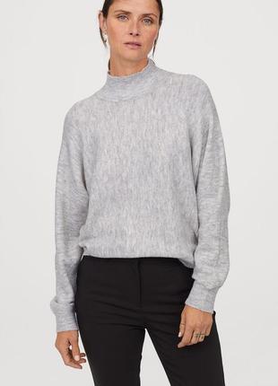 М'який светр, світло-сірий меланж h&m1 фото