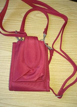 Красная сумочка кошелек travelon2 фото