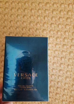 Versace eros 100мо чоловіча туалетна вода версаче ерос мужская туалетная вода духи версаче эрос ерос духи парфюм