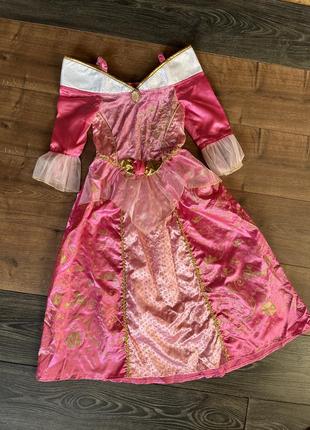 Карнавальна сукня рапунцель принцеса 7 8 років1 фото