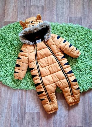 Теплый демисезонный комбинезон f&f