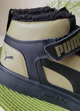 Черевики шкіряні утеплені оригінал puma 386376 розмір 437 фото