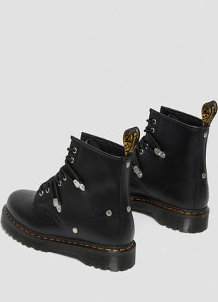 Dr.martens черевики чорні шкіра жіночі чоловічі мартенси6 фото