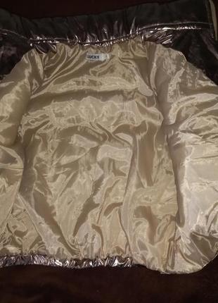 Куртка нова золотиста демісезонна розмір м (750)3 фото