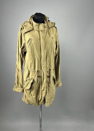 Куртка maison scotch super parka, вінтаж, хакі