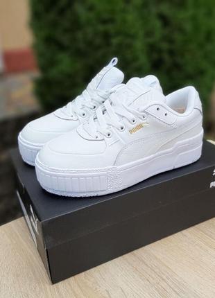 Зимові кросівки puma cali white