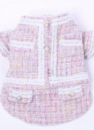 Пальто твідове для маленькой собачки!