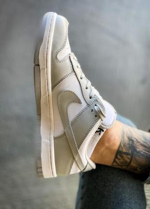 Кросівки nike dunk low grey fog6 фото