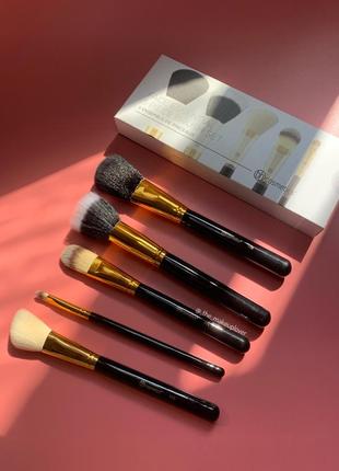 Кисті для макіяжу обличчя bh cosmetics🇺🇸 face essential - 5 piece brush set