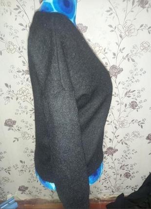 Пушистий пуловер вовна+мохер 3