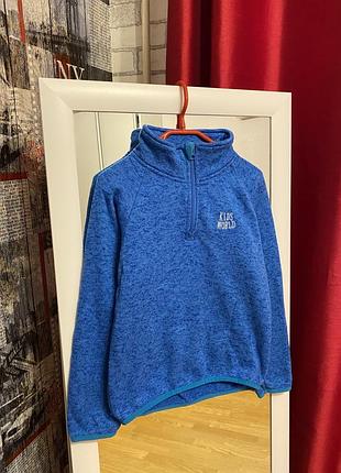 Классная тёплая флиска для мальчика, 134-140, kids world