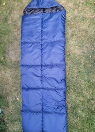 Спальный мешок "зима" - синий1 фото