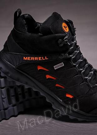 Кроссовки утепленные мужские merrell dragon skin winter black6 фото