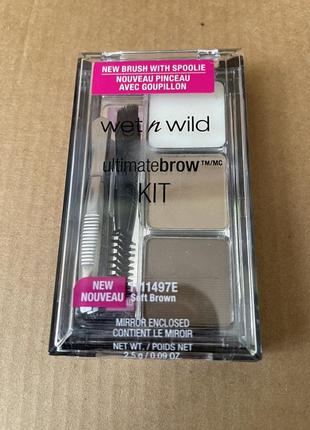 Wet n wild ultimate brow набір для брів soft brow1 фото
