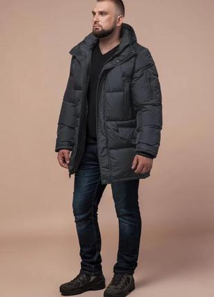 Зимняя теплая брендовая мужская куртка braggart "dress code" 27055, германия, оригинал2 фото