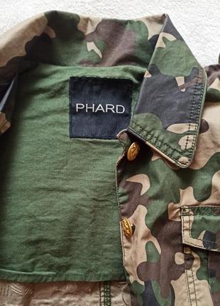 Куртка phard камуфляж милитарі с вышивкой бусинами на спине6 фото