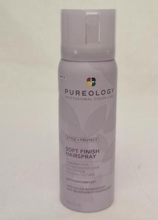 Pureology soft finish hairspray лак для волос, 60 гр2 фото