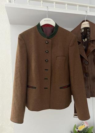 Шерстяной пиджак жакет zara