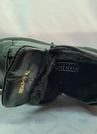 Распродажа!комфортные зимние ботинки под кеды на молнии rondo 40-45р.5 фото