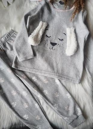 Флісова піжама  для дівчинки 🔝