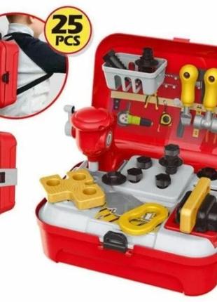 Дитячий ігровий набір інструментів в рюкзаку toy tool toy 25 предметів "new-store"