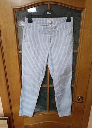 Чудові брюки чінос у смужку від h&m,p. 384 фото