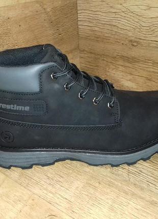 Зимние мужские ботинки restime р. 42 44 45 полномерные черные2 фото