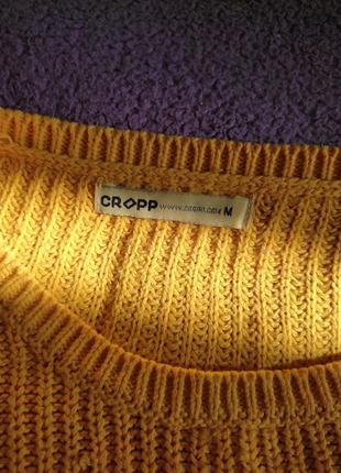 Женский свитер желтый cropp3 фото