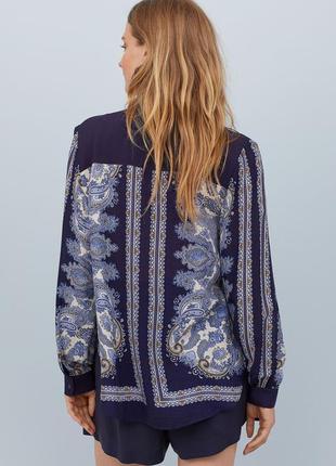 Блузка рубашка оверсайз, h&m 2