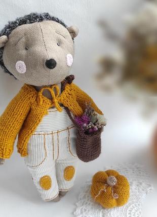 М'яка іграшка ручної роботи їжачок, ёжик, игрушки для детей