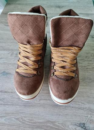 Ботинки ботинки сапоги мех теплый зимние c&amp;a2 фото