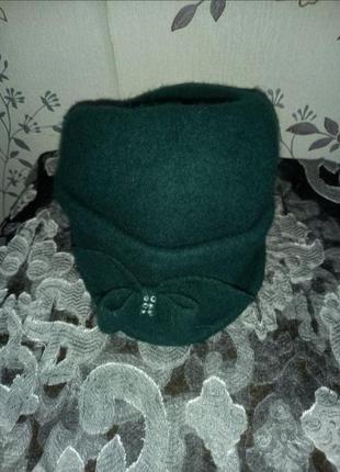 Стильная эксклюзивная шапка с бантом risa4 фото