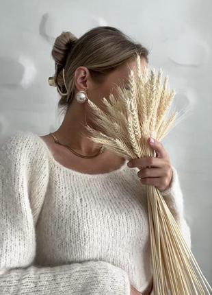 Кроп-светр з вовни альпака7 фото