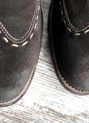 ❤1+1=3❤ fretz men швейцария мужские замшевые туфли броги6 фото