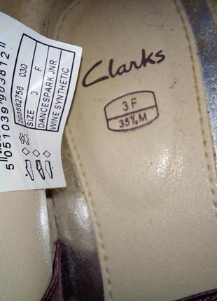 Балетки туфли  кожаные clarks  35 размер6 фото
