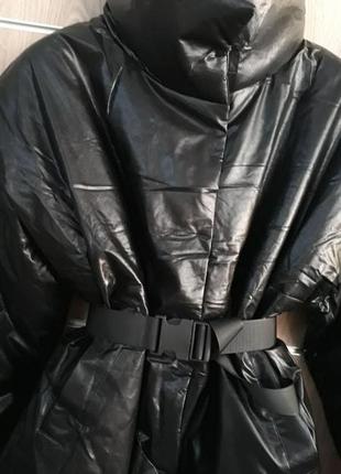 Шкіряна куртка,кожанная куртка,куртка з поясом,тепла куртка1 фото