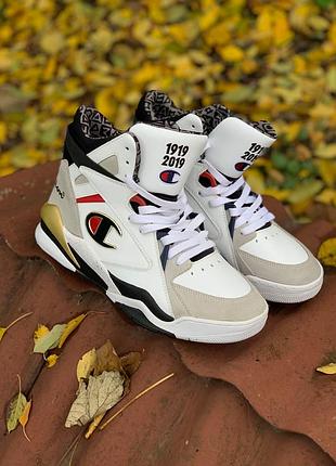 Высокие кроссовки кожаные оригинал champion