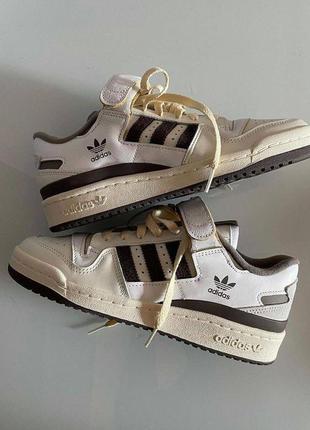 Кроссовки adidas  forum 84 low brown premium