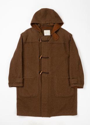 United colors of benetton vintage wool duffle coat шерстяне пальто