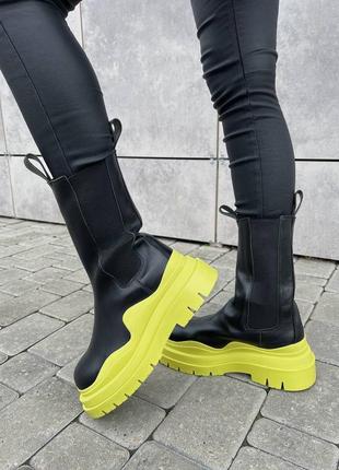 Ботинки кожа осень