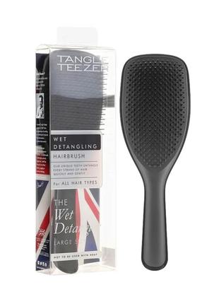 Гребінець для волосся великий чорний tangle teezer the wet detangler gloss black