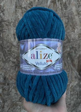 Пряжа alize velluto 646