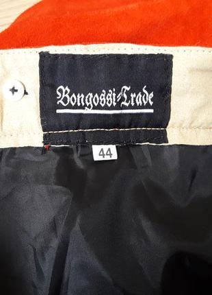 Бомбезные шортики с вышивкой натуральный замш 16 р.3 фото