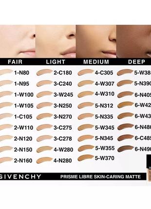 Givenchy prisme libre skin-caring matte тональная основа матирующая 3n-2506 фото