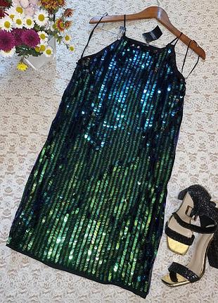 Next, чорна сукня з бензиновими паєтки, s.